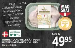 MENY Himmerland hele lår uden rygben af dansk kylling tilbud