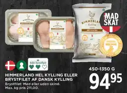 MENY Himmerland hel kylling eller brystfilet af dansk kylling tilbud