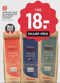 MENY Grøn Balance Økologisk Yoghurt tilbud