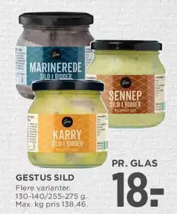 MENY Gestus sild (glas) tilbud