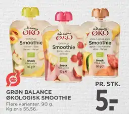 MENY Grøn Balance Økologisk Smoothie tilbud