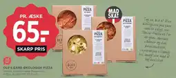 MENY Oles Gård økologisk pizza tilbud