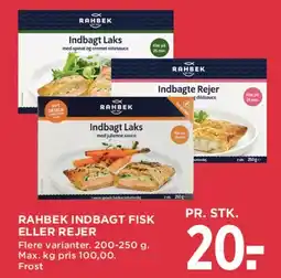 MENY Rahbek Indbagt fisk eller rejer tilbud
