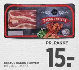 MENY Gestus Bacon i skiver tilbud