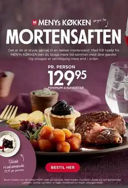 MENY MORTENSAFTEN tilbud