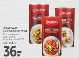 MENY Beauvais middagsretter tilbud