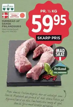 MENY Mørbrad af dansk frilandsgris tilbud