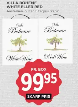 MENY Villa Boheme White eller Red Wine tilbud