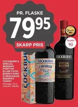 MENY Cockburn's Special Reserve Portvin tilbud