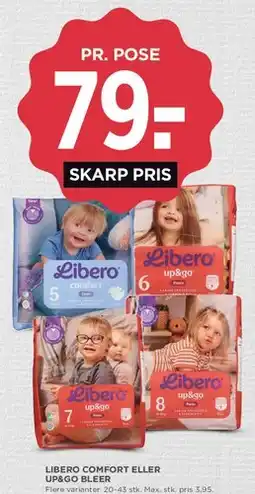 MENY Libero Comfort eller Up&Go bleer tilbud