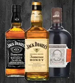 MENY Jack Daniel's eller Diplomatico Mantuano rom tilbud