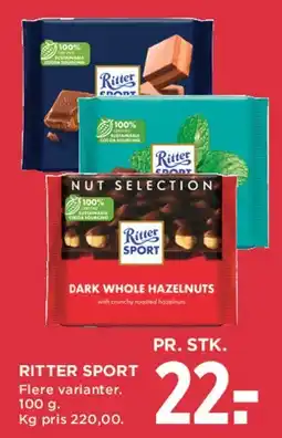 MENY RITTER SPORT tilbud
