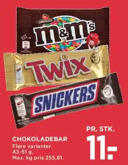 MENY CHOKOLADEBAR tilbud