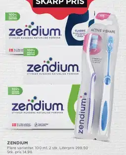 MENY Zendium tandpasta tilbud