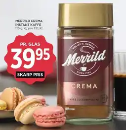 MENY Merrild Crema Instant Kaffe tilbud