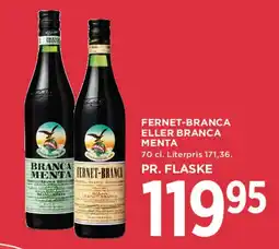 MENY Fernet-Branca eller Branca Menta tilbud