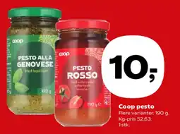 Kvickly Coop pesto tilbud