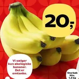 Kvickly Änglamark økologiske bananer tilbud
