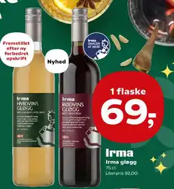 Kvickly Irma gløgg tilbud