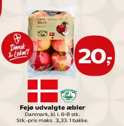 Kvickly Fejø udvalgte æbler tilbud