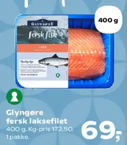 Kvickly Glyngøre fersk laksefilet tilbud