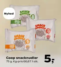 Kvickly Coop snacknudler tilbud