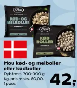 Kvickly Mou kød- og melboller / kødboller tilbud