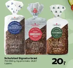 Kvickly Schulstad Signaturbrød tilbud