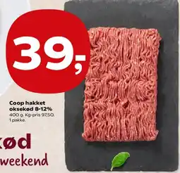 Kvickly Coop hakket oksekød 8-12% tilbud