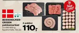 Kvickly Bornholmergrisen pakkemærked (2 pakker) tilbud