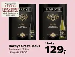 Kvickly Hardys Crest i boks tilbud