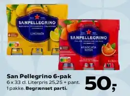 Kvickly San Pellegrino 6-pak tilbud