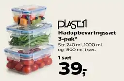 Kvickly Madopbevaringssæt 3-pak tilbud