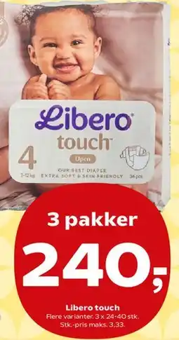 Kvickly Libero touch 4 tilbud