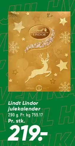 Bilka Lindt Lindor julekalender tilbud