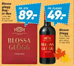 Bilka Blossa Gløgg Bag-in-Box tilbud