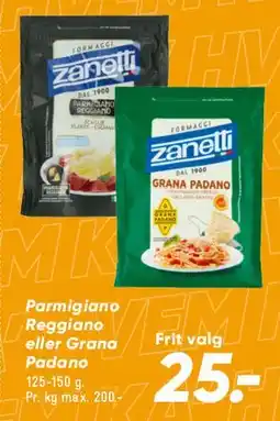 Bilka Parmigiano Reggiano / Grana Padano (pakke) tilbud