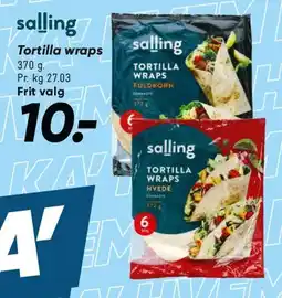 Bilka Tortilla wraps tilbud