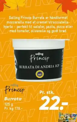 Bilka Princip Burrata (Burrata di Andria) tilbud