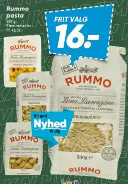 Bilka Rummo pasta tilbud