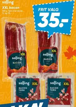 Bilka Salling XXL bacon tilbud