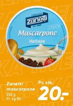Bilka Zanetti Mascarpone tilbud