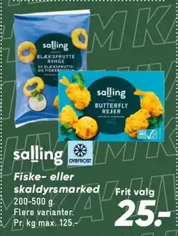 Bilka Salling - fisk/seafood (Fiske- eller skaldyrsmarked) tilbud