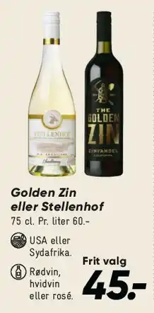 Bilka Golden Zin eller Stellenhof tilbud