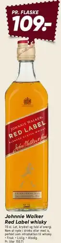 Bilka Johnnie Walker Red Label whisky tilbud