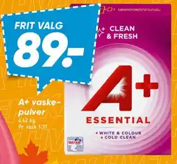 Bilka A+ Essential (vaskepulver) tilbud
