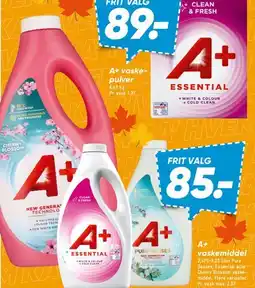Bilka A+ vaskemidler (flydende) tilbud