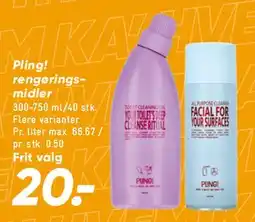 Bilka Pling! rengøringsmiddel tilbud