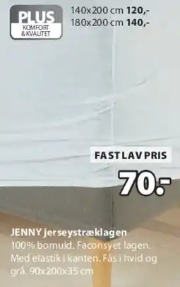 JYSK JENNY jerseylagen tilbud