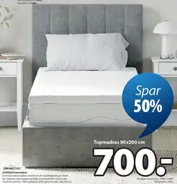 JYSK Topmadras 90x200 cm (GURSKEN) tilbud